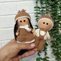 عزوسک های روسی دست بافت