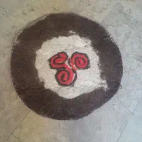 پادری  نمدی پشم کاردست نو فطر ۶۰ سانتی