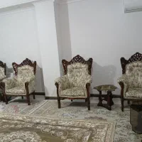 مبل ۷ نفره کاملا سالم و تمیز|مبلمان خانگی و میز عسلی|شریف‌آباد, |دیوار