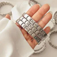 دستبند ست چارم ایتالیایی با حک دلخواه