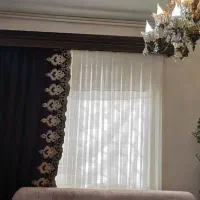 والان پرده به همراه قاب پرده