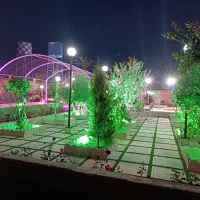 اجاره باغ و ویلا استخر اب گرم صدرا|اجارهٔ کوتاه‌مدت ویلا و باغ|شیراز, شهرک گلستان|دیوار