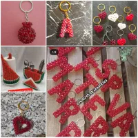 انواع کارهای مرواریدی و کریستال|صنایع دستی و سایر لوازم تزئینی|فردیس, شهرک شهید حسینی|دیوار