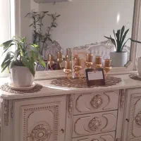 کنسول چوبی|بوفه، ویترین، کنسول|اندیشه, شهرک صدف|دیوار