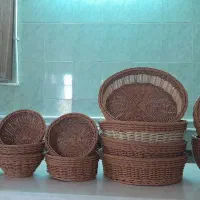 سبدهای دست بافت