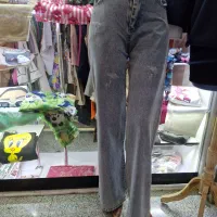 شلوار لی بگ  آبی ۶ عدد موجوده ۱۲۰۰ فاکتور