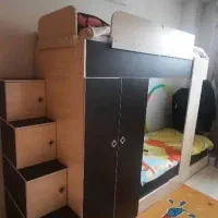 تخت ۲ طبقه جوان|تخت و سرویس خواب|اصفهان, سپاهانشهر|دیوار