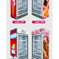 یخچال های ایستاده تک درب با استیکر های جدید