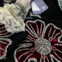 جواهر دوزی لباس مجلسی و چادر عروس|لباس|کرمان, |دیوار