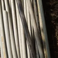 لوله برق  50 عدد با چند تادونه مشکی|مصالح و تجهیزات ساختمان|آمل, |دیوار