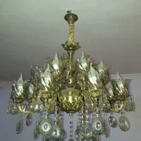 لوستر  16 لامپه برنزی