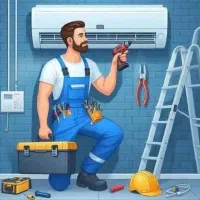 نصب و سرویس کولر دو تیکه و پنجره ای