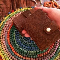 کیف کارت چرم طبیعی کد۲۲۲۲