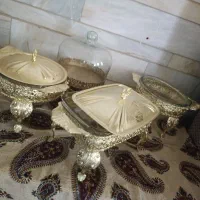 سرویس سوفله خوری به همراه کاپ کیک|ظروف سرو و پذیرایی|سیرجان, |دیوار