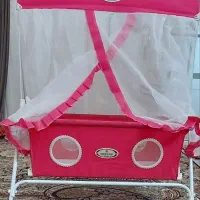 گهواره ننو و تخت کنار مادر همراه با پشه بند|اسباب و اثاث بچه|پرند, فاز ۴|دیوار