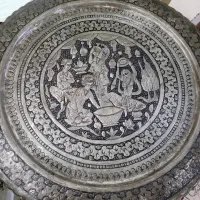 دیوار کوب مسی عتیقه