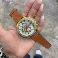 ساعت اگل تایم بند چرم