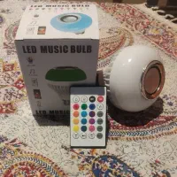 لامپ اسپیکر دار +RGB با سر پیچ معمولی