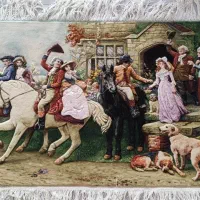 تابلو فرش دستباف طرح آغاز زندگی|تابلو فرش|مشهد, الهیه|دیوار