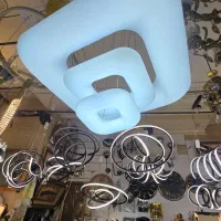 لوستر مربع ۲ طبقه مدل ابری جدید