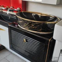 روشویی مشکی لوکس ۶۰