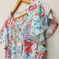 بلوز بنگلادشی زنانه آستین چین دار