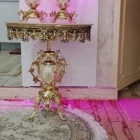 میز برنز  بیضی