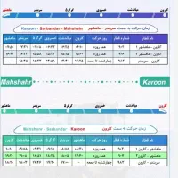 صدور بلیط قطار حومه ای(اهوازــ ماهشهر)