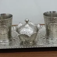 ست چای خوری سیلور نقره ای