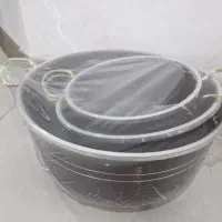 سرویس ۷ پارچه قابلمه و ماهیتابه نو