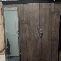 کمد به همراه باکس چوبی