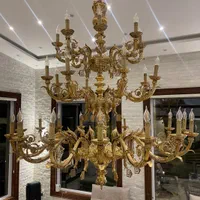 لوستر سلطنتی سه طبقه ی ۳۲ شاخه