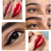 میکروبلیدینگ. خط چشم. شیدینگ لب. بن مژه|خدمات آرایشگری و زیبایی|خمینی‌شهر, |دیوار
