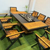 اتشکده فلزی وصندلی