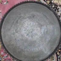 سینی مجمه وتشت مسی قدیمی|کلکسیون اشیاء عتیقه|کوچصفهان, |دیوار