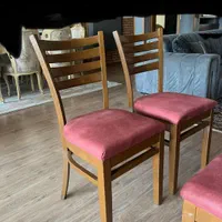 ۴ عدد صندلی چوبی