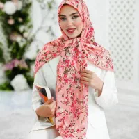 روسری قواره دار شکوفه