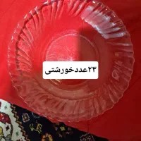 بشقاب شیشه ایی|ظروف سرو و پذیرایی|فلاورجان, |دیوار