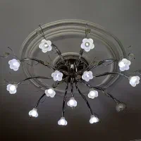 لوستر 15 شاخه و آباژور 5شعله|لوستر و چراغ آویز|اسلام‌شهر, بهرام آباد|دیوار