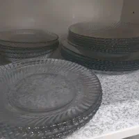 سرویس غذاخوری شیشه ای شش نفره