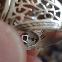 انگشتر الماس سیاه و سفید