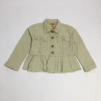 کت کتان و جین دخترانه ابریشم کیدز