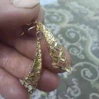 فروش 10گرم گوشوار والنگو طلا فاکتور دار|جواهرات|مشهد, کوی دروی|دیوار