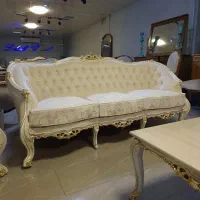 مبل کلاسیک مدل زمرد پشت و رو لمسه|مبلمان خانگی و میز عسلی|مراغه, |دیوار