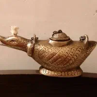 پیسوز مرغابی برنجی قدیمی و سنگین