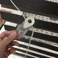 پرده زبرا قهوه ای تیره|پرده، رانر، رومیزی|رشت, گلسار|دیوار