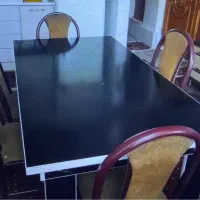 میز غذا خوری ۶ نفره تمام ام دی اف