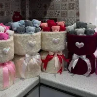 تدی باکسی. دسته گل|گل مصنوعی|ارومیه, |دیوار