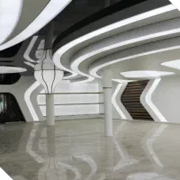 لاین نوری نورخطی سقف های کشسان آسمان مجازی کابینت