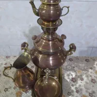 سماور چهار لیتری آنتیک و‌ کهنه با مهر و  ورق روس|کلکسیون اشیاء عتیقه|تهران, خانی آباد نو شمالی|دیوار